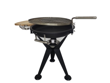 Hero24 SCHWENKGRILL  MIT EDELSTAHLROST 54 CM   FEUERSCHALE 57 cm